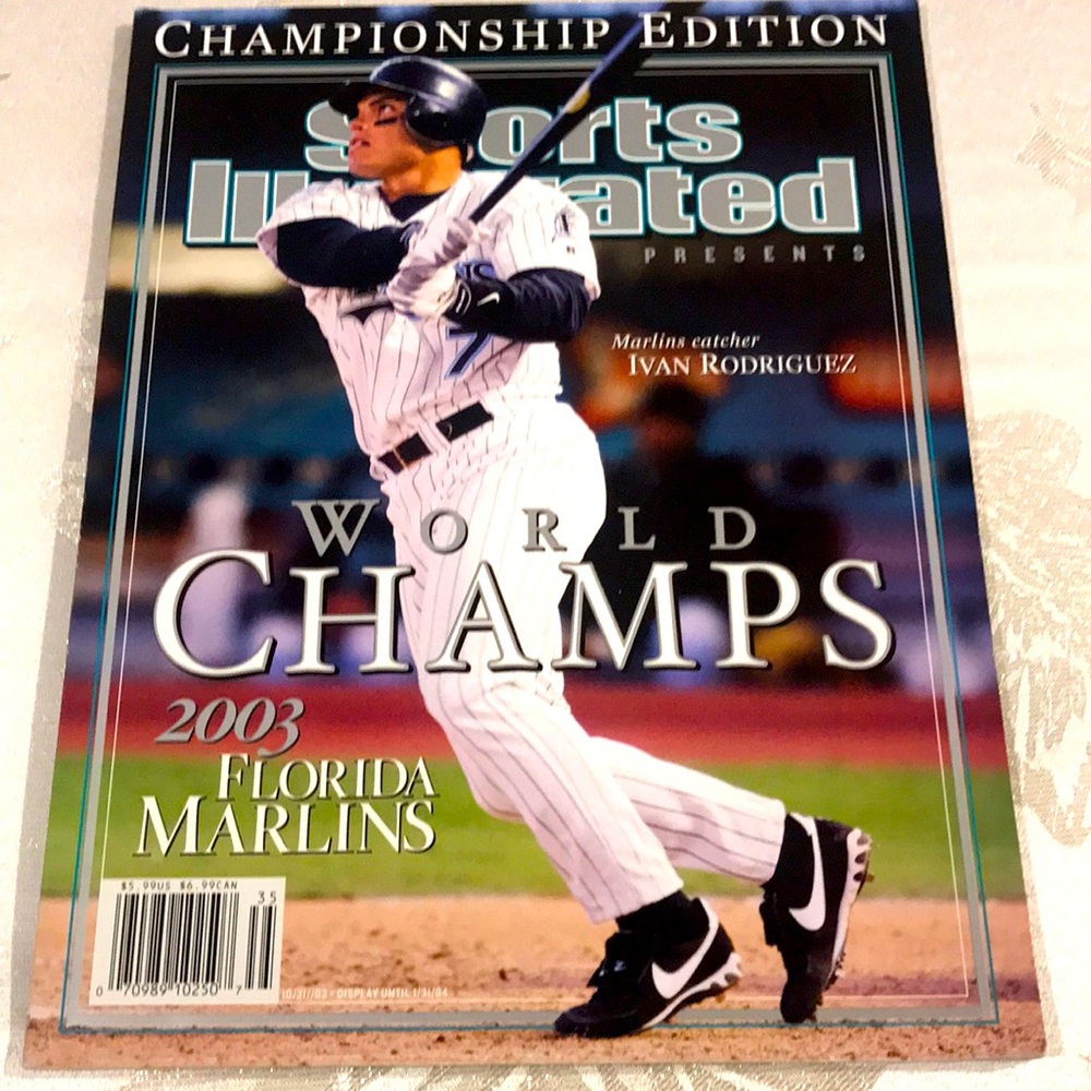 🏆🥰 MARLINS 2003 Wold Champions / Sports Illustrated Magazines ❤️